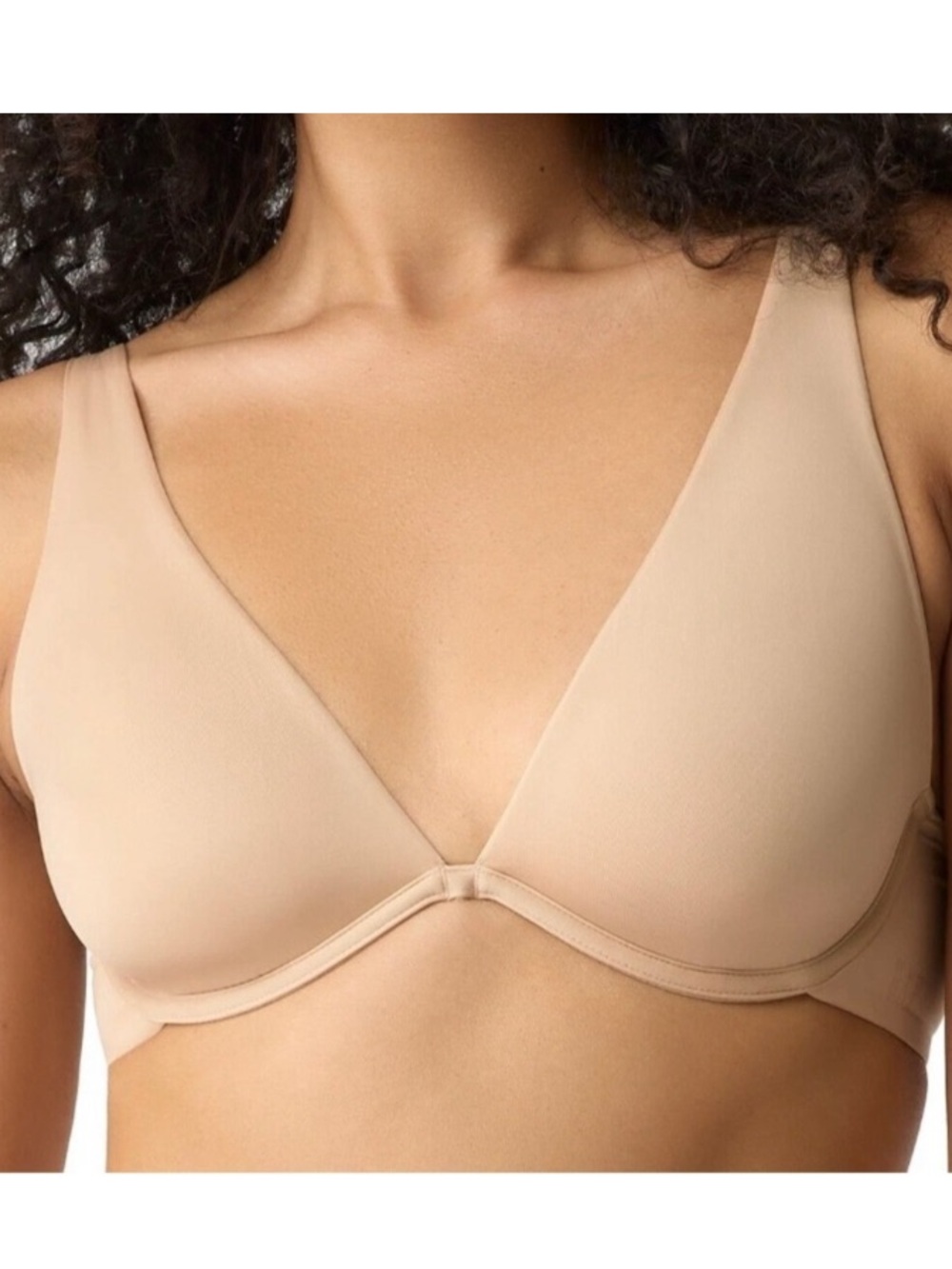 GapBody Unlined Beige Built Up Bra 36 B